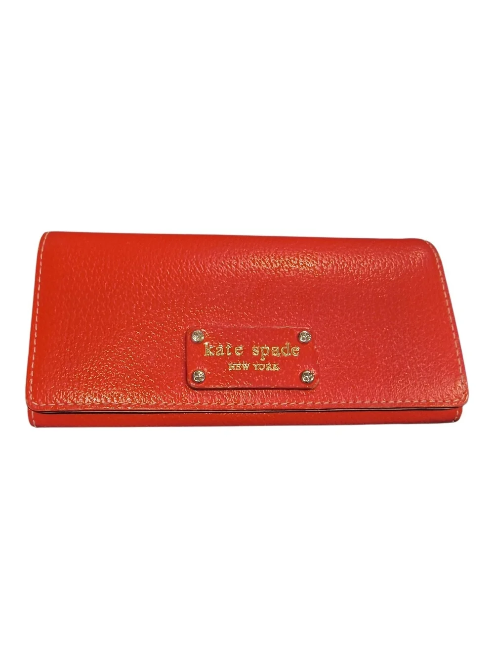 NWOT- Kate Spade NY Wellsley Red Long Wallet